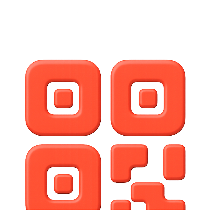 or on customers’ own devices via QR codes